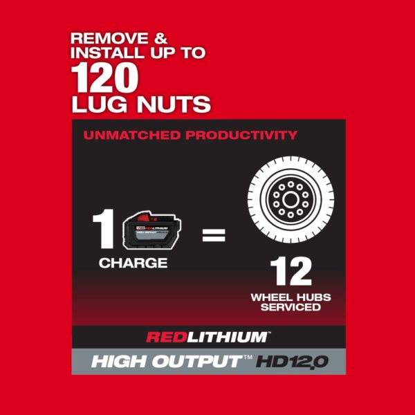 MILWAUKEE M18 FUEL™ 1" D-Handle Ext. Anvil High Torque Impact Wrench w/ ONE-KEY™ - Image 7