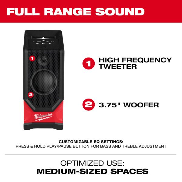 MILWAUKEE M18™ Bluetooth® Jobsite Speaker - Image 4