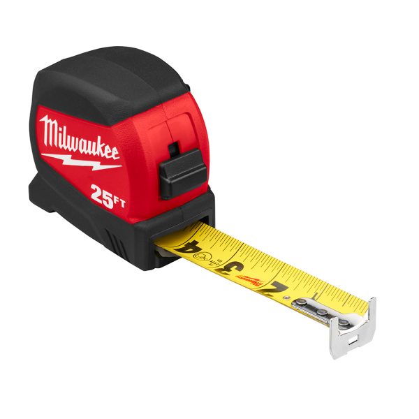 MILWAUKEE 25 ft Compact Wide Blade Tape Measure 3