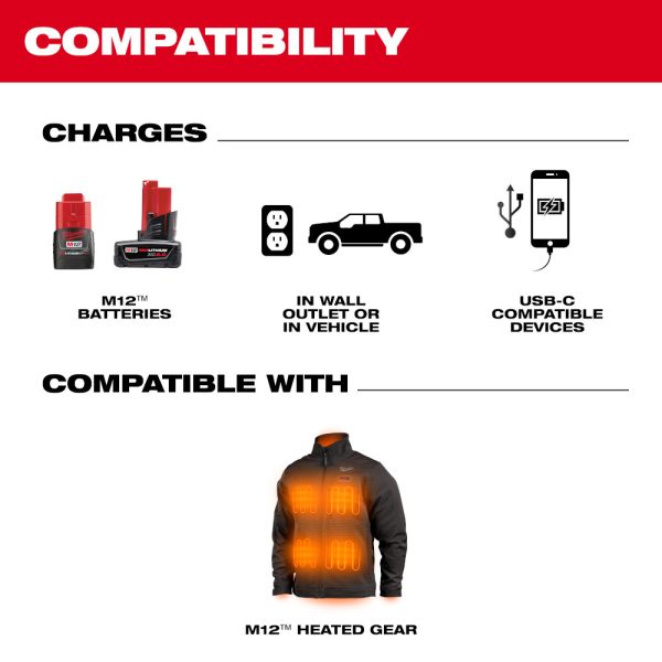 MILWAUKEE M12™ TOP-OFF™ Power Supply and Charger 5