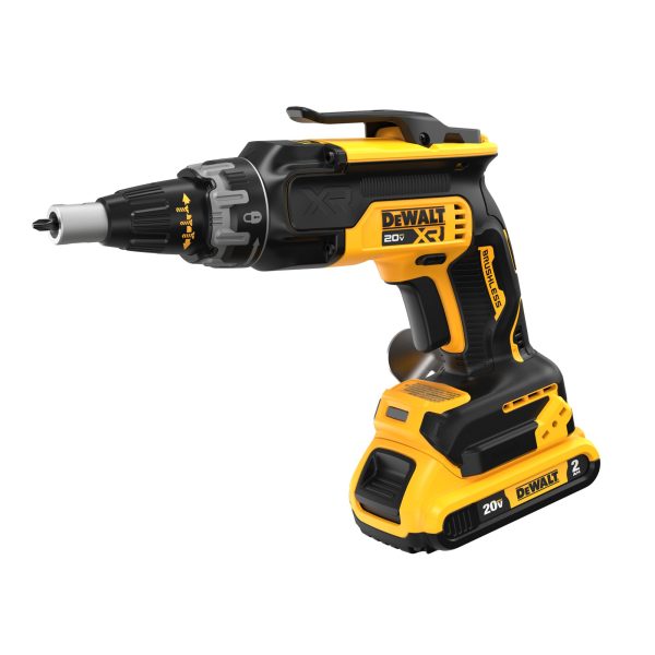 DEWALT 20V MAX* XR® Brushless Drywall Screwgun Kit (2.0Ah) 1