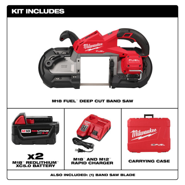 MILWAUKEE M18 FUEL™ Deep Cut Band Saw Kit - Image 4