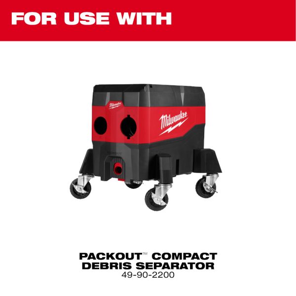 MILWAUKEE Caster Kit for Debris Separator - Image 3
