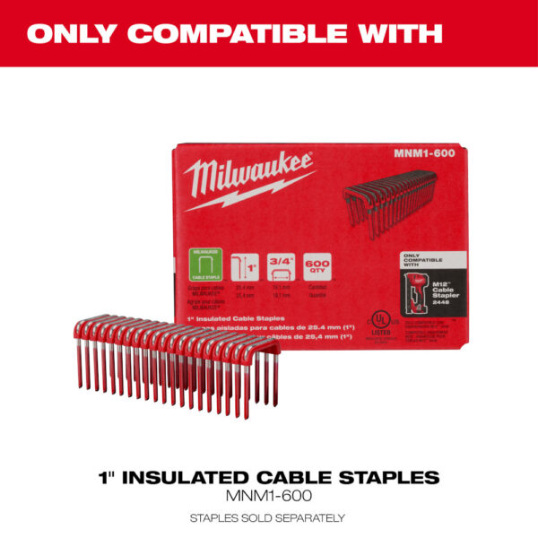 MILWAUKEE® M12 Cable Stapler (Tool Only) 6