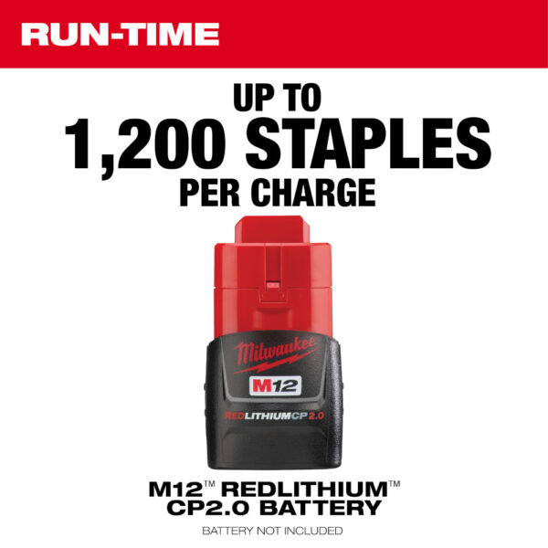 MILWAUKEE® M12 Cable Stapler (Tool Only) - Image 8