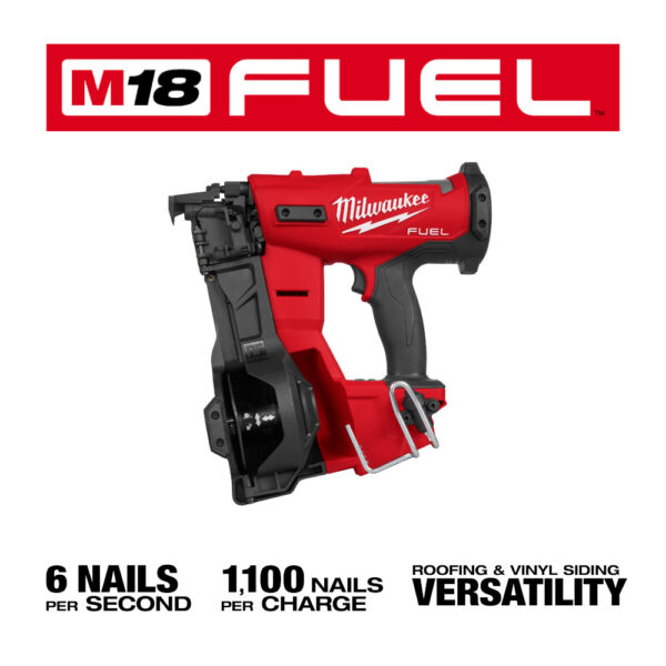 MILWAUKEE M18 FUEL™ Coil Roofing Nailer 2