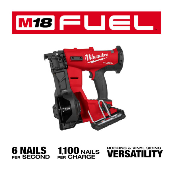 MILWAUKEE M18 FUEL™ Coil Roofing Nailer Kit 2