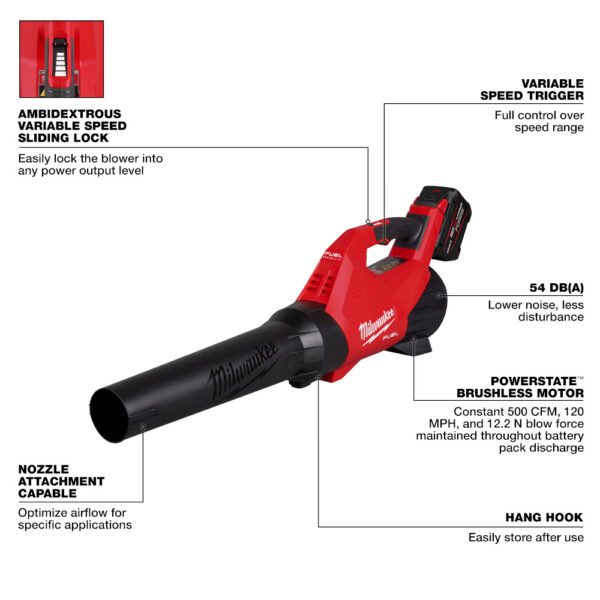 MILWAUKEE M18 FUEL™ Blower Kit - Image 2