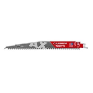 MILWAUKEE® 9&quot; SAWZALL® The AX™ with Carbide Teeth Wood Blade