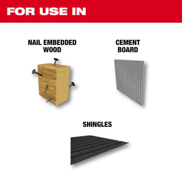 MILWAUKEE® 9" SAWZALL® The AX™ with Carbide Teeth Wood Blades 5/PK 2