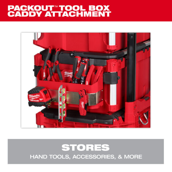 MILWAUKEE PACKOUT™ Tool Box Caddy Attachment - Image 6