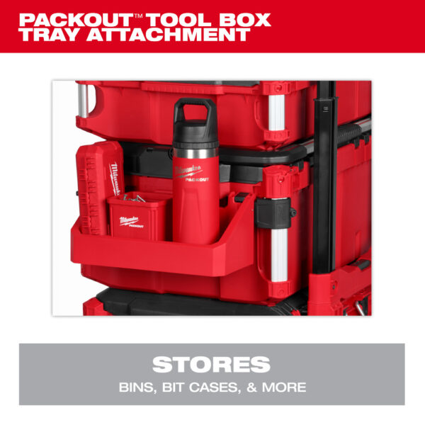 MILWAUKEE PACKOUT™ Tool Box Tray Attachment - Image 4