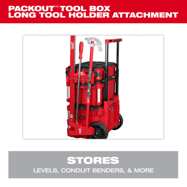 MILWAUKEE PACKOUT™ Tool Box Long Tool Holder Attachment - Image 7