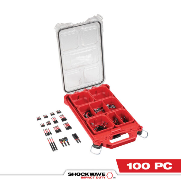 MILWAUKEE 100 Piece Shockwave Packout Can - Image 2