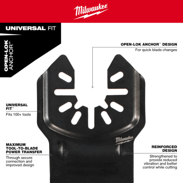 MILWAUKEE® OPEN-LOK™ 6 Piece Multi-Tool Blade Kit - Image 6