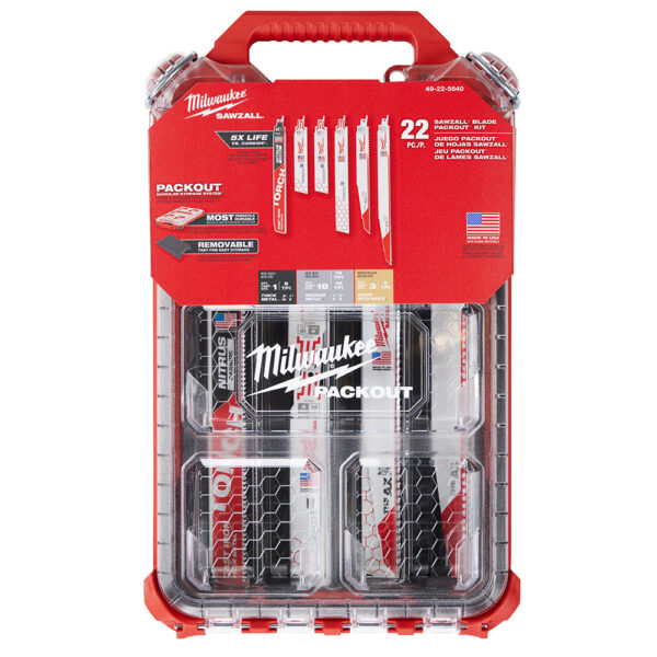 MILWAUKEE 22 Piece Sawzall® Blade PACKOUT™ Kit 1