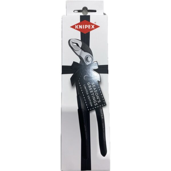 KNIPEX Limited Edition 7-1/4" BiColour Cobra Pliers in a festive gift box