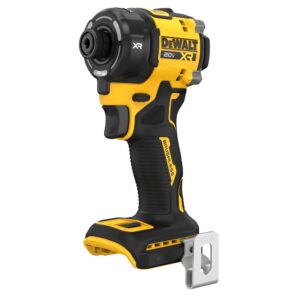 DeWALT 20V MAX* XR® Brushless Cordless 1/4&quot; Quiet Hydraulic Impact Driver with a belt clip