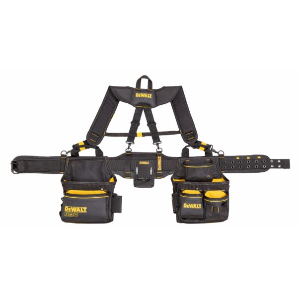 DEWALT 25-Pocket Polyester Tool Rig w/ Suspenders