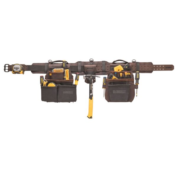 DEWALT 18 Pocket Leather Tool Rig - Image 2