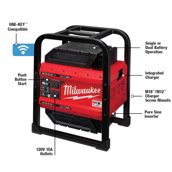 MILWAUKEE CARRY-ON™ 3600W/1800W Power Supply 3