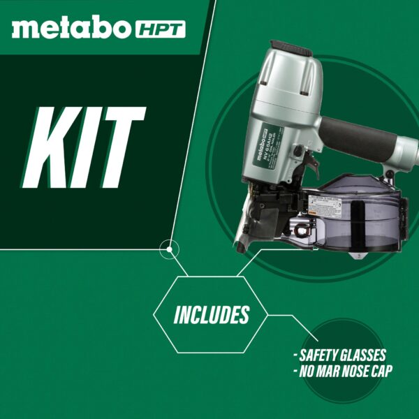 METABO HPT Siding Coil Nailer 1-1/2" to 2-1/2" x 0.099" - Image 8