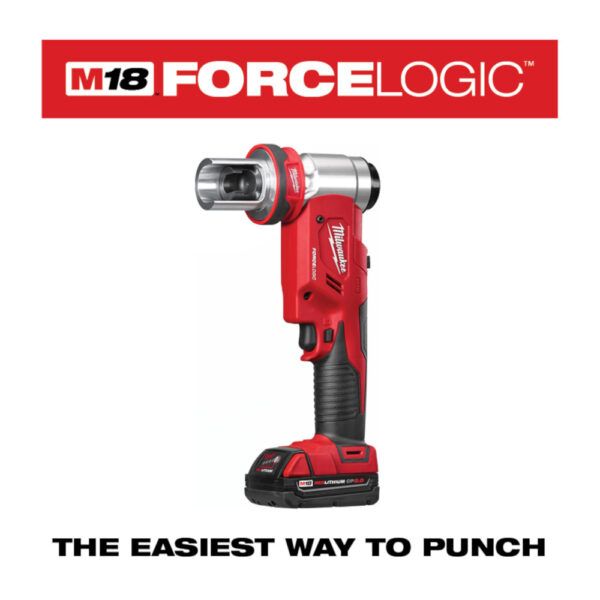 MILWAUKEE M18™ FORCE LOGIC™ 6T Knockout Tool 1/2" - 2" Kit 7