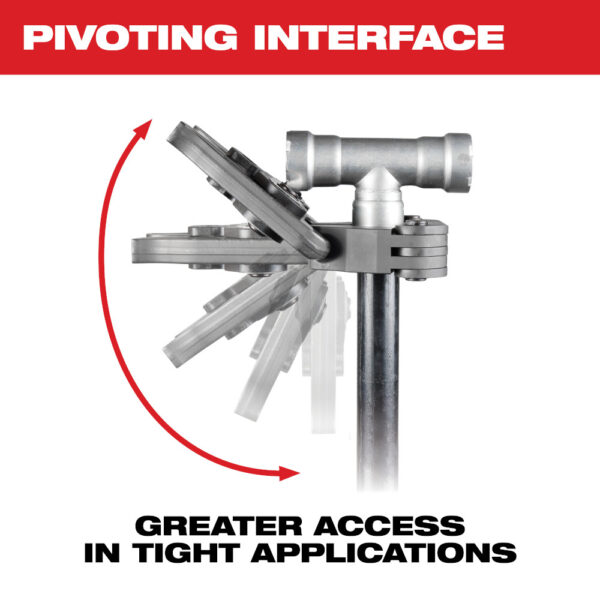 MILWAUKEE 1/2" - 1" IPS-P Pivoting Press Ring Kit for M12™ FORCE LOGIC™ Press 6