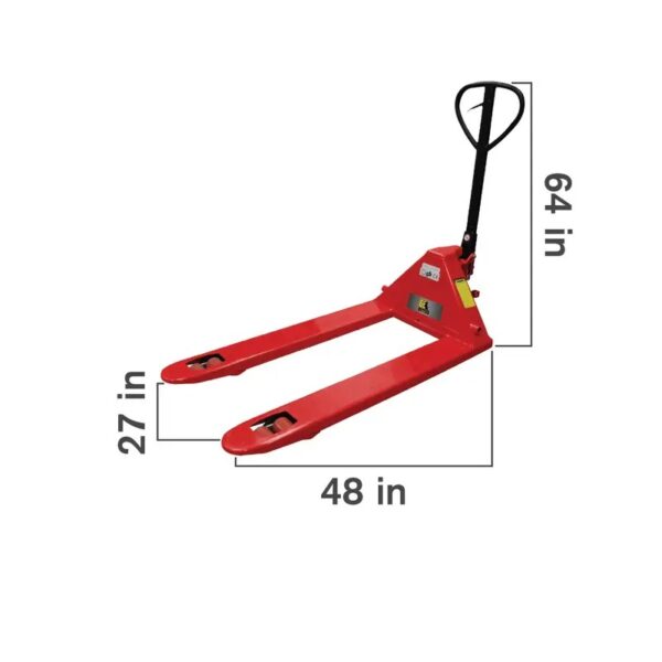 BRABER Pallet Cart 27" x 48" 5500 Lbs Capacity - Image 2