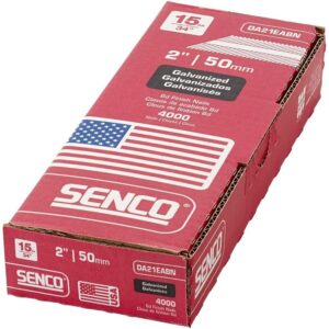 SENCO 15 Gauge 34° 2" Galvanized Brad Nail 4M/Box