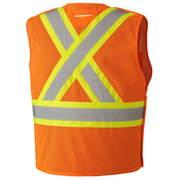 PIONEER Safety Vest Poly Mesh Orange - L/XL - Image 2