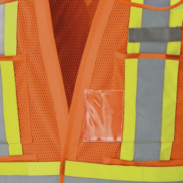 PIONEER Safety Vest Poly Mesh Orange - L/XL - Image 3