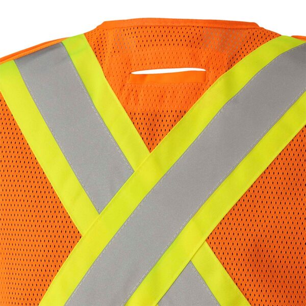 PIONEER Safety Vest Poly Mesh Orange - L/XL - Image 4