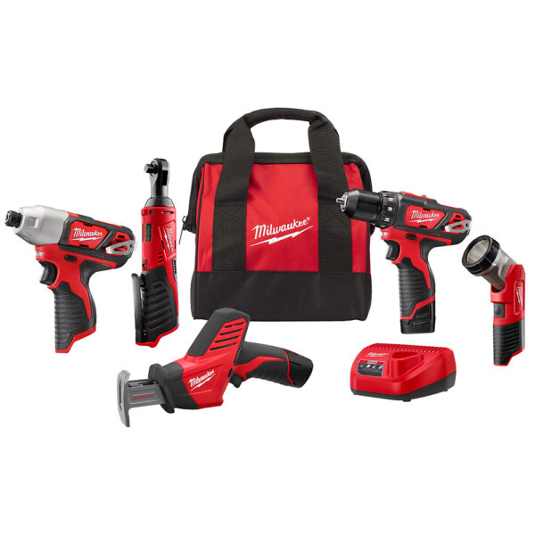 MILWAUKEE® M12™ Cordless 5-Tool Combo Kit