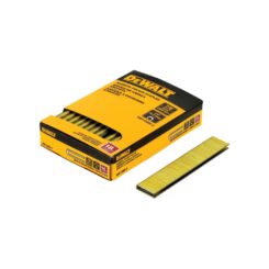 DEWALT Staples 18ga 1/4&quot; Narrow Crown x 7/8&quot; Galv 2500/Box with one strip of staples out of the box