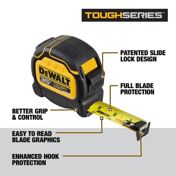 DEWALT ToughSeries™ 35 ft Tape Measure - Image 4