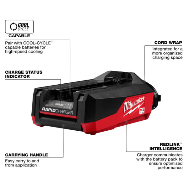 MILWAUKEE MX FUEL™ Rapid Charger - Image 4