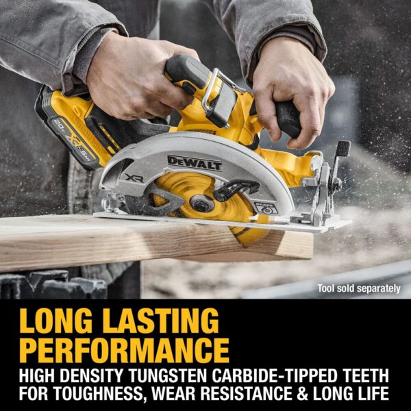 DEWALT 7-1/4 in. 24T Circular Saw Blade - Image 4