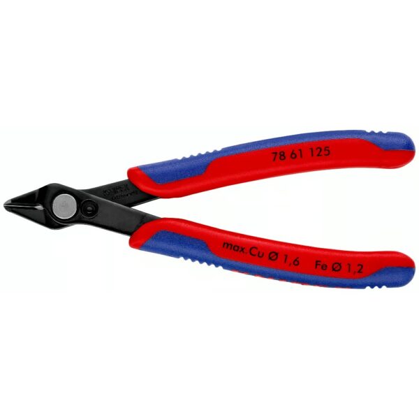 KNIPEX Electronic Super Knips® with red and blue covered handles