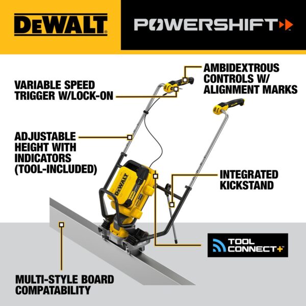 DEWALT POWERSHIFT™ Concrete Power Screed Kit - Image 3