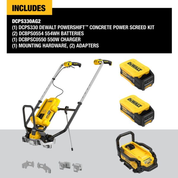 DEWALT POWERSHIFT™ Concrete Power Screed Kit - Image 4