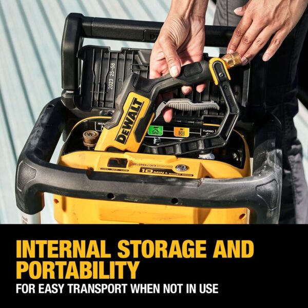 DEWALT 2X20V MAX* 1600 MAX PSI** Pressure Washer Kit with FLEXVOLT® - Image 5