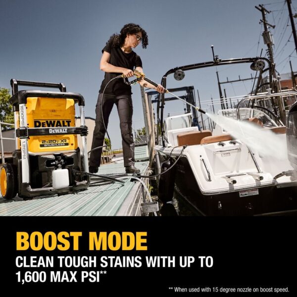 DEWALT 2X20V MAX* 1600 MAX PSI** Pressure Washer Kit with FLEXVOLT® - Image 8