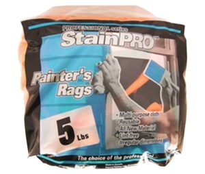 5 Pound Bag of StainPro Painter's Rags