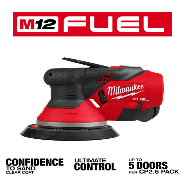 MILWAUKEE M12™ FUEL™ 6" Random Orbital Sander (3/32") - Image 4