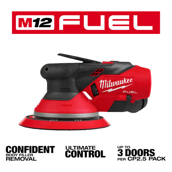 MILWAUKEE M12 FUEL™ 6" Random Orbital Sander (3/16") - Image 4