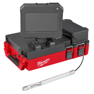 MILWAUKEE M12™ 75' Drain Camera with PACKOUT™ Compatibility and a screen on top