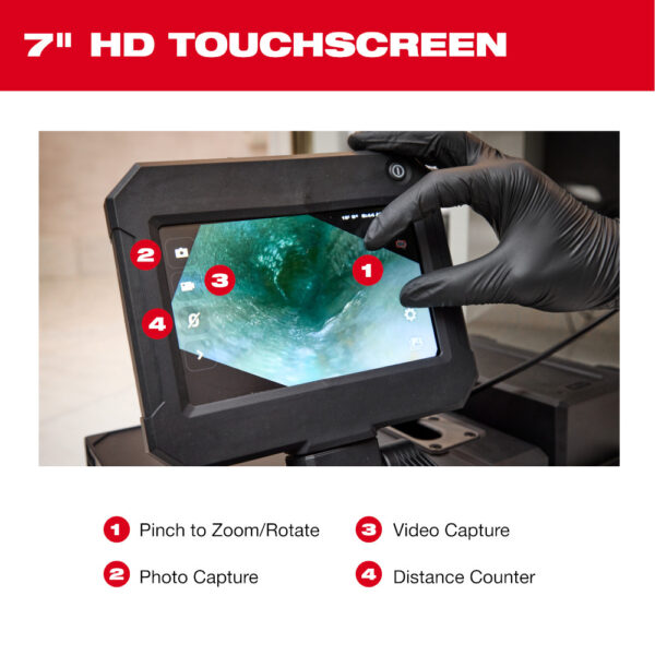 MILWAUKEE M12™ 75' Drain Camera w/ PACKOUT™ Compatibility - Image 5