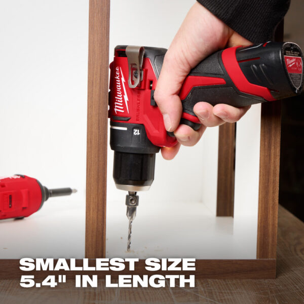MILWAUKEE M12™ Subcompact Brushless 3/8" Drill/Driver Kit - Image 8