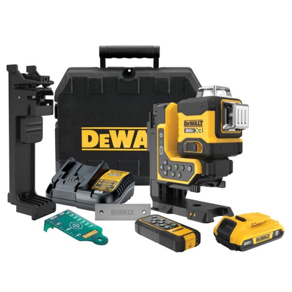 DEWALT 20V MAX* XR® Remote Control 360° Line Laser Kit